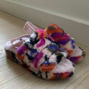 UGG Fluff Yeah Motlee Slipper - Size 8